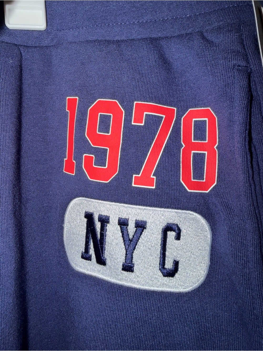 Navy Graphic '1978' NYC Women's Sweatpants